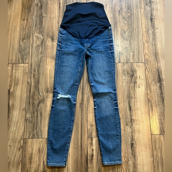 J. Crew Denim - J. Crew Blue Skinny Jeans with Distressed Details